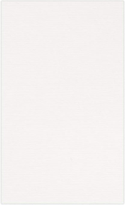 LUXPaper 8.5" x 14" Paper | Legal Size | White Linen | 80lb. Text | 50 Qty