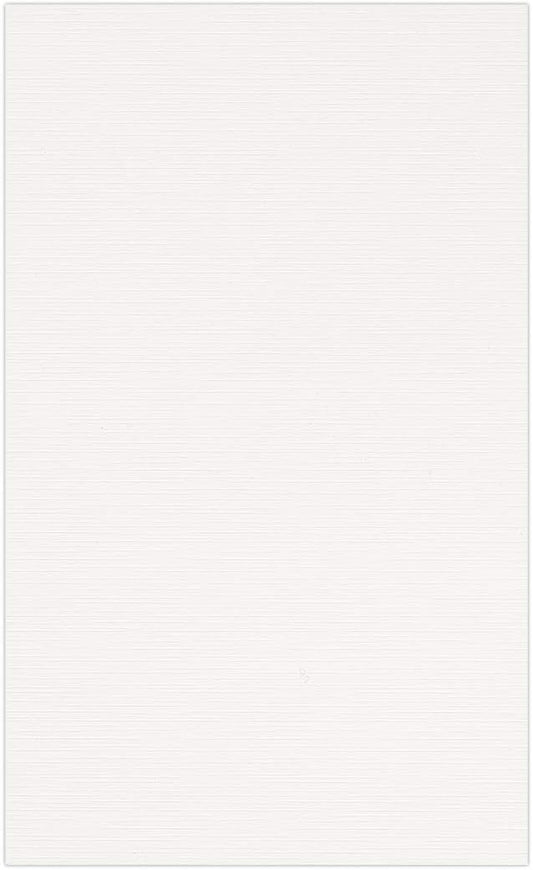 LUXPaper 8.5" x 14" Paper | Legal Size | White Linen | 80lb. Text | 50 Qty