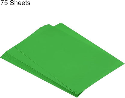 MECCANIXITY 75 Sheets A4 Colored Print Copy Paper 8.3" x 11.7" Origami Paper Printer Paper 80gsm for Printing, Document Copying, Art Craft,Dark Green