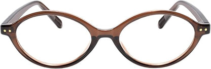 TIJN Olisa Blue Light Blocking Glasses for Women Men,Oval Glasses Frame Bluelight Glasses for Gaming/Computer/Screen