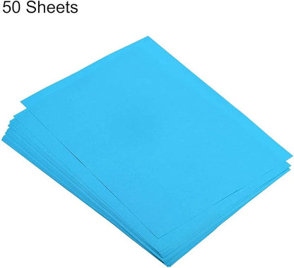 MECCANIXITY 50 Sheets Colored Copy Paper 16.5 x 11.7 Inch Printer Paper 80gsm Pale Blue for Office Printing, Document Copying, Invitations, Forms, Art Projects