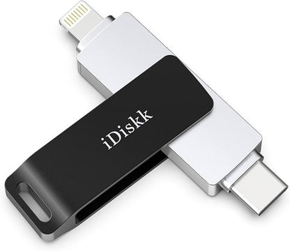 App-le Certified 1TB iPhone 17 iDiskk Photo Vault for iPhone USB Storage Photo Flash Drive Transfer Stick for iPhone Picture External Storage iPad Lightning USB C Android Photo Storage Photo Stick