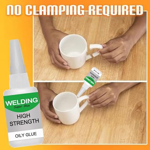 150ML Welding High-Strength Oily Glue, Jue-Fish Multifunctional Glue, Universal Super Glue, Instant Bonding, Strong Adhesion, Repairs Last Long Time for Metal, Wood, Ceramics,Leather, Glass (3PCS)