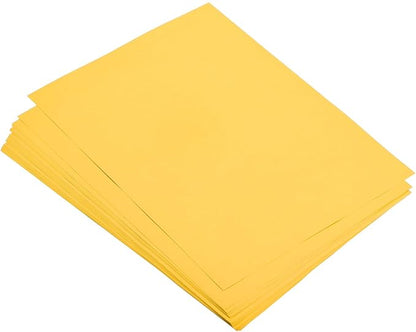 MECCANIXITY 75 Sheets A4 Colored Print Copy Paper 8.3" x 11.7" Origami Paper Printer Paper 80gsm for Printing, Document Copying, Art Craft,Golden Yellow
