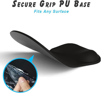 ErgoComfort Gel Wrist Rest Mouse Pad-Ergonomic Office Mousepad with Wrist Support-Non-Slip, Design Desk Accessories Mat for Home&Game Decor (06Nude Rest)