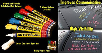 U.S. Chemical & Plastics AUTOWRITER Auto Writer PENS ASSORTMENT (USC-37000) - 6 Pens