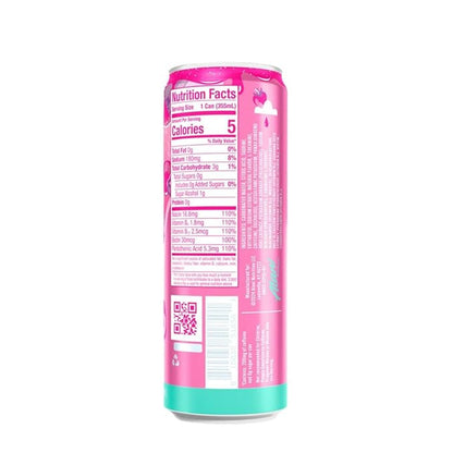 Generic AIani. Nu Sugar Free Energy Drink - Pack Of 15 - Pink Slush (Strawberries & Cream) Flavor - -12 fl. oz - By The Munchie Mix