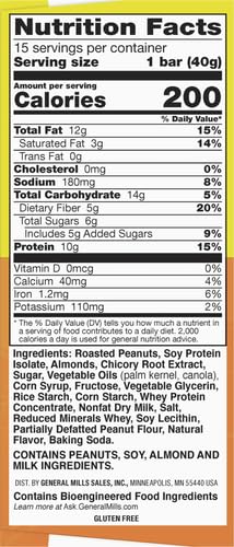 Nature Valley Protein Granola Bars, Salted Caramel Nut, Snack Bars, 15 ct, 21.3 OZ (Pack of 2)