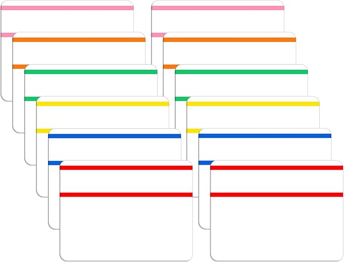 2 Inch Colored Sticky Tabs 240pcs Adhesive Flag Tabs Writable and Repositionable File Tab Colored Page Markers Labels Bookmark Sticky Tab for Books and Classify Files Binder File Folders