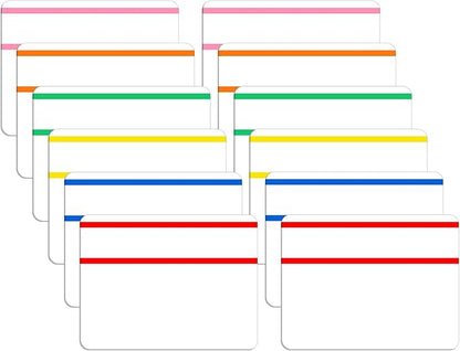 2 Inch Colored Sticky Tabs 240pcs Adhesive Flag Tabs Writable and Repositionable File Tab Colored Page Markers Labels Bookmark Sticky Tab for Books and Classify Files Binder File Folders