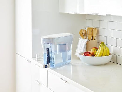 ZeroWater 23-Cup Dispenser Ready-Pour 5-Stage Water Filter with 0 TDS Water Filter – IAPMO Certified to Reduce Lead, Chromium, and PFOA/PFOS
