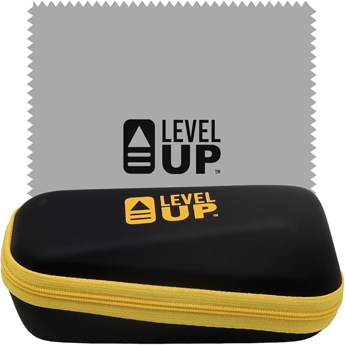 LEVEL UP Strike Blue Light Blocking Glasses - Computer Gaming UV Glare & Strain Protection Reading Eyewear - Men, Women & Kid
