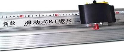 Manual Sliding KT Board Paper Trimmer, Photo Paper Cutter, Photo PVC PET Cutter with Ruler (71'=1800mm)