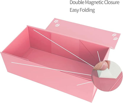 Pink Gift Box 12" x 6" x 4" with Magnetic Closure Lid Gifts Boxe for Presents,Bridesmaid Gifts Boxes,Cute Box,Birthday Gift Boxe,Luxury for Gifts Packaging, Magnetic Gift Boxes for Wrapping Gifts (Pink)