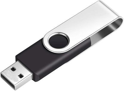 EASTBULL 50Pack Bulk Flash Drives 8GB USB 2.0 Flash Drive Pack Thumb-Drive Bulk USB Drives (Black, 50PCS)