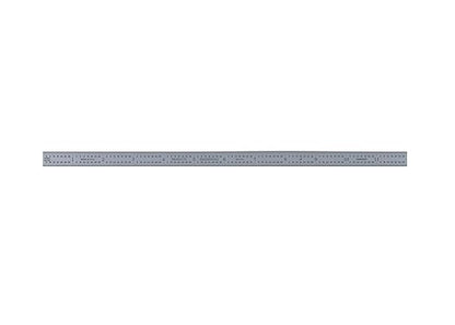 PEC Tools 12" Flexible Metal Ruler, Machinist Rule Made from High-Quality Carbon Steel with Satin Chrome Finish, 4R Graduaction (1/8", 1/16", 1/32", 1/64"), Trusted by Professionals, Made in USA