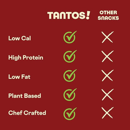 Tantos! Puffed Pasta Chips, Healthy Pasta Snack by Top Chef Joe Sasto, As Seen on Shark Tank, Plant Based, Low Calorie, Crunchy Chips, Variety Pack, Marinara, Pesto, Cacio e Pepe, Classico, Gourmet Bold Flavors, 1 oz 6 Pack of Marinara
