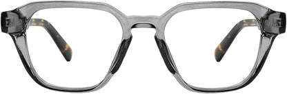 TIJN Blue Light Blocking Glasses for Women Men TR90 Rectangle Frame and Chic Preppy Style Computer Screen Glasses