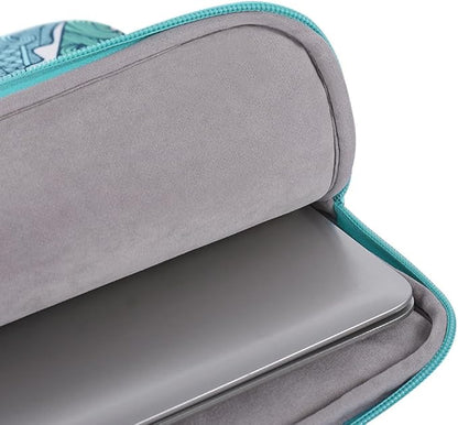 Laptop Sleeve 14 Inch,Waterproof Protective Notebook Case Briefcase Carrying Bag Compatible with MacBook,Acer,Asus, Dell,Lenovo,Microsoft,HP Laptop Cover (Wave, 14 inch)