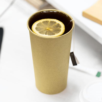 Karat 20oz Kraft Paper Coffee Cups [600 ct] Disposable, Leak-Resistant Double Poly-Lined Hot Cups | Ideal for Cafes & Offices, 90mm