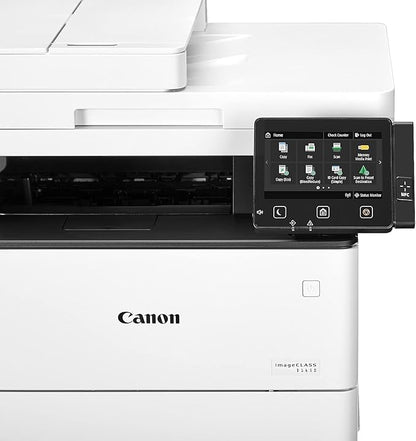 Canon imageCLASS D1650 - Monochrome Duplex Wireless Laser Printer, All-in-One With Scanner, Copier, Fax, Automatic Document Feeder, 3 Year Limited Warranty, 45 PPM, White