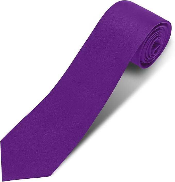 Men's Ties Solid Pure Color 3.15" (8CM) Necktie Plain Formal Business Wedding Black Ties For Men