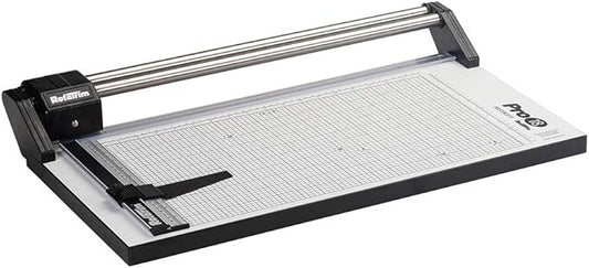 Rotatrim Pro 18 Inch Cut Professional Paper Cutter/Trimmer Precision Rotary Trimmer with Self-Sharpening Precision Steel Blades & Twin Stainless Steel Guide Rails (RCPRO18i)