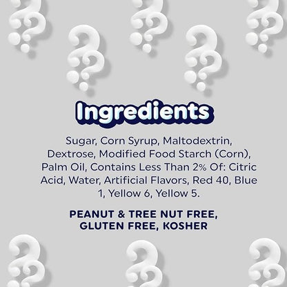 Airheads Candy, White Mystery Flavor, Individually Wrapped Full Size Bars, Taffy, Non Melting, Party, Pack of 36 Bars