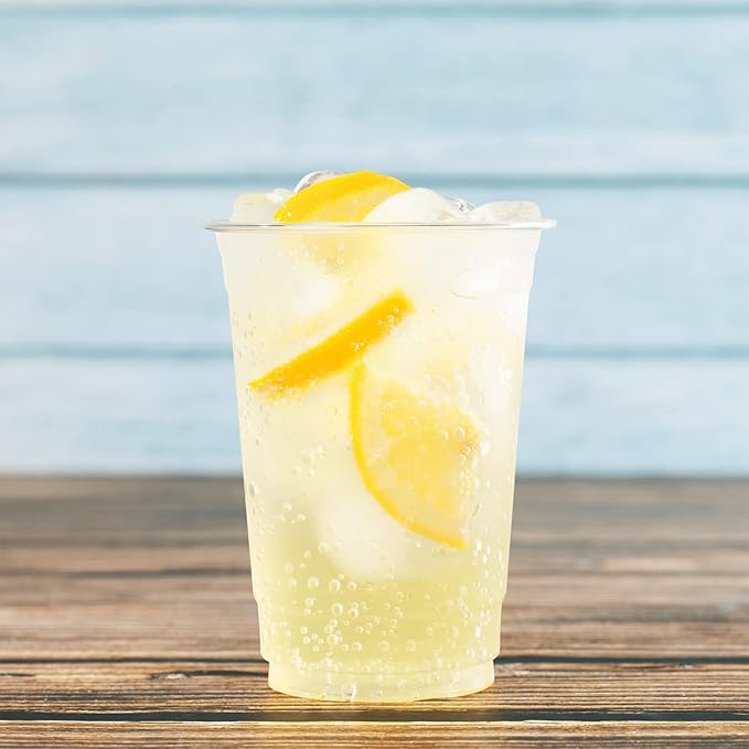 Karat [1000 ct] 10oz Plastic Cups, Clear Disposable Cold Cup for Iced Coffee, Smoothies, and More, 78mm (C-KC10)