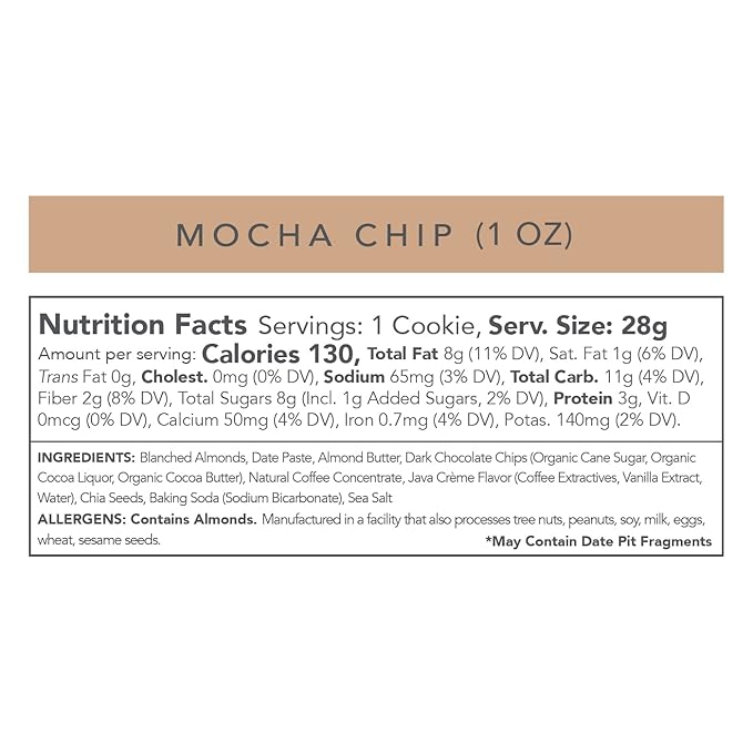 Love + Chew Superfood Soft Baked MINI Cookies, Chocolate Lover Variety, Plant Based Cookie Made With Almonds and Dark Chocolate for Kids and Adults, Vegan Snacks, Gluten Free, Paleo, Non GMO, 18 Pack