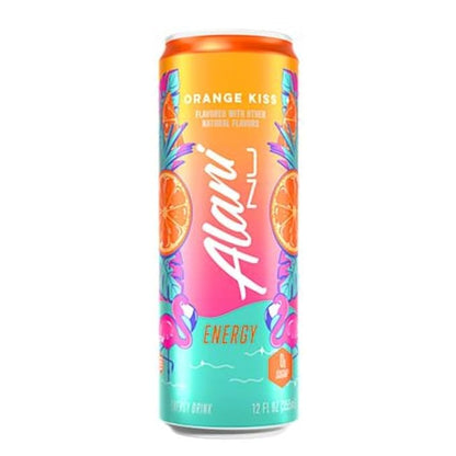 Generic Alani. Nu Energy Drink Variety Pack | (Pack Of 12) | 4 Different Flavors : Orange Kiss, Pink Slush, Juicy Peach and Cherry Slush -12 fl. oz - By The Munchie Mix
