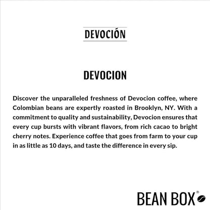 Miti Miti - Half Caff - Roasted by Devocion - Freshly Ground Coffee - 12 Ounce Bag