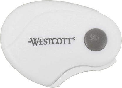 Westcott Titanium-Bonded Minis for Crafts and Sewing, Including Scissors for Fabric and Paper and Rotary Cutter, 2-Piece Set
