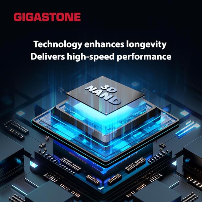 GIGASTONE 64GB Flash Drive (10 Pack) Z60 USB 3.2 Gen 1, 100MB/s Ultra Fast, Retractable Capless Slider Design, Data Storage, Backup for PC/Mac/TV/Car Audio, USB 2.0/3.0/3.1 Compatible