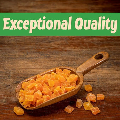 Sincerely Nuts Diced Mangos (1 LB)-Nutritious and Satisfying Tropical Fruit-Healthy Alternative for Sweet Tooth- Gluten-Free Food, Vegan, and Kosher Snack-The Perfect Snack for the Whole Family