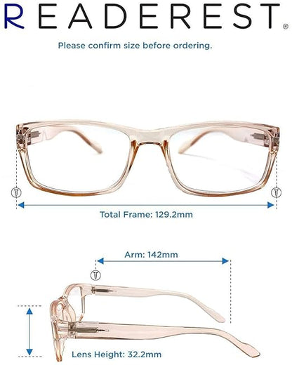 Readerest Blue Light Blocking Glasses – Computer Eyewear, UV Protection, Eye Strain & Glare Reduction, Lightweight Frame