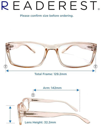 Readerest Blue Light Blocking Glasses – Computer Eyewear, UV Protection, Eye Strain & Glare Reduction, Lightweight Frame