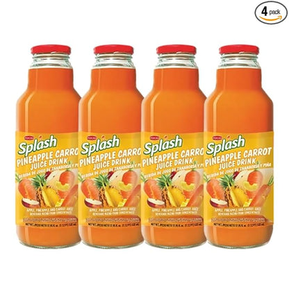 SPLASH Pineapple Carrot Juice Drink 750ml, 4 Pack