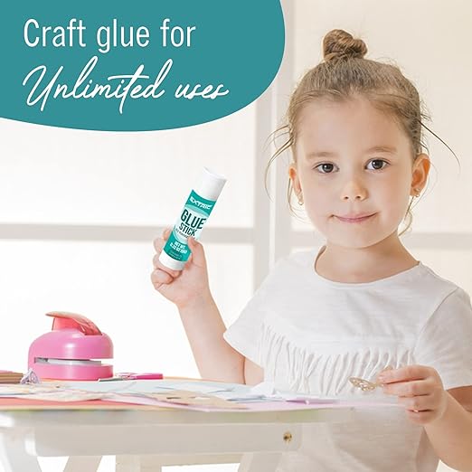 Glue Sticks Bulk Classroom, White Glue Sticks for Kids 24 Count, 1.3 Ounce, Washable All Purpose, for Kids, School and Home