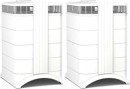 IQAir HealthPro Compact XE Air Purifier - 2-Pack - Compact HyperHEPA Fration for Rooms up to 2480 sq ft - Allergens, Smoke, Dust, Mold, Pet Dander, Swiss Made, WiFi Enabled