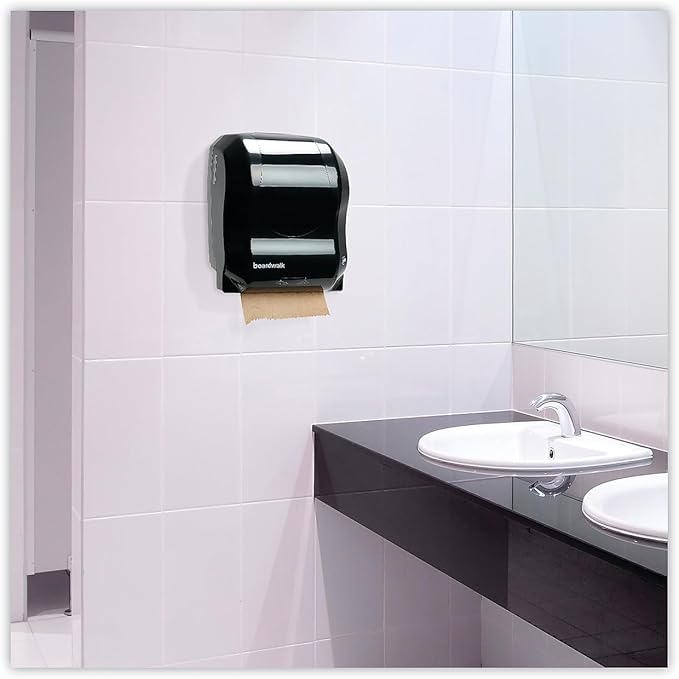 Boardwalk Products - Boardwalk - Hardwound Paper Towels, 8" x 350', One-Ply Kraft, 12 Rolls/Carton - Sold As 1 Carton - Paper towels hardwound in rolls. - One-ply no perforations.