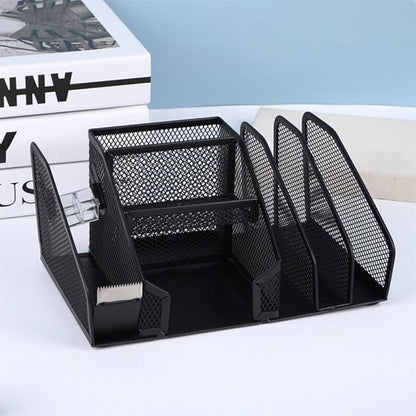 Desk Stationery Storage Box Stationery Organizer Pencil Holder Magazine Files Holder