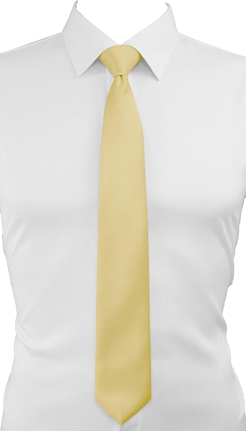 trilece Ties for Men - Men's Solid Color Ties - Formal Neckties for Men - Neck Tie for Man