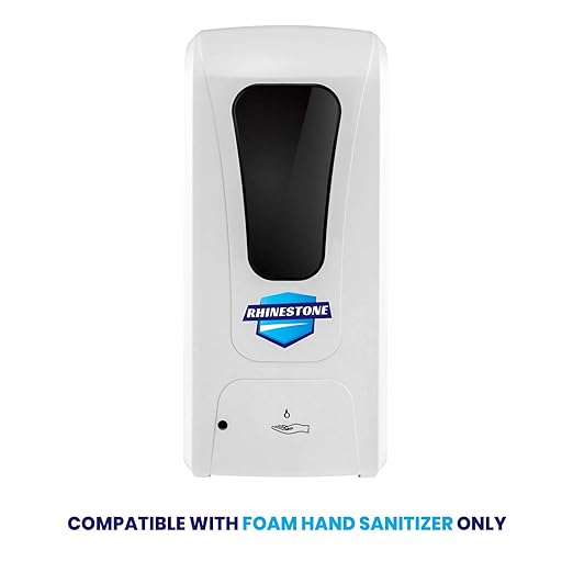 Rhinestone Automatic Soap and Hand Sanitizer Foaming Dispenser, Touchless Motion Sensor, 1000ml 33.8 oz. Wall Mounted Dispenser