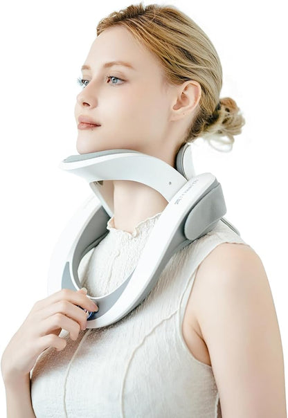 TYhealth Neck Traction Device: FDA-Cleared Electric Cervical Traction Device for Neck Pain Relief, Posture Correction & Muscle Relaxation | Neck Size: 12-16 inch