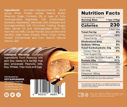 CICOBAR by HTLT | Soft & Delicious Protein Bars | 20g of Plant-Based Protein and only 230 Calories per Serving | High-Protein Snacks for Adults | 12-Pack, (Milky Crisp)