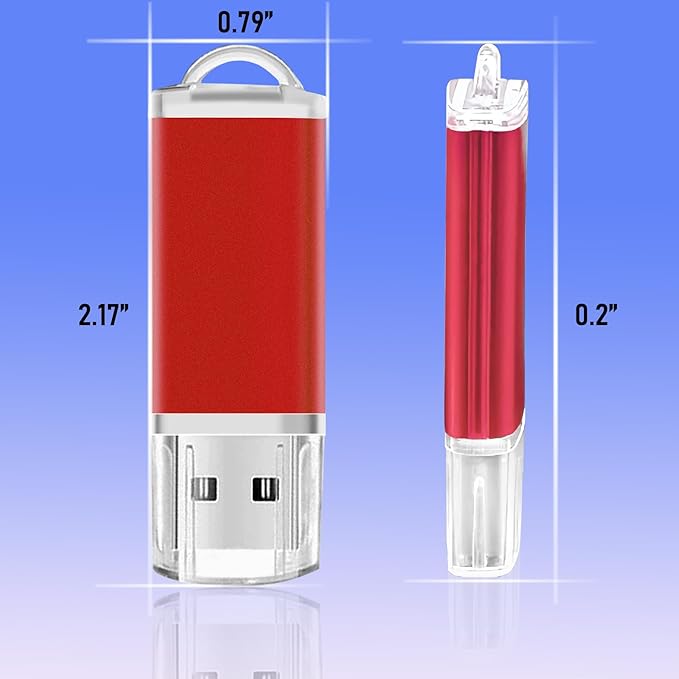 USB Drive Bulk 2GB Flash Drive Pack Thumb Drives 50 Pack Swivel Bulk USB 2.0 Memory Stick Jump Flash Drives 2GB, Colorful