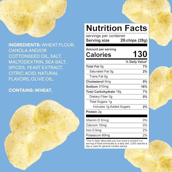 Tantos! Puffed Pasta Chips, Healthy Pasta Snack by Top Chef Joe Sasto, As Seen on Shark Tank, Plant Based, Low Calorie, Crunchy Chips, Variety Pack, Marinara, Pesto, Cacio e Pepe, Classico, Gourmet Bold Flavors, 1 oz 6 Pack of Classico