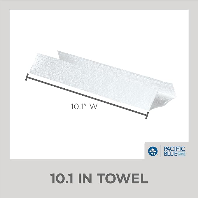 Pacific Blue Select Premium 2-Ply C-Fold Paper Towels by GP PRO (Georgia-Pacific) , White, 23000, 120 Towels Per Pack, 12 Packs Per Case