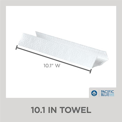 Pacific Blue Select Premium 2-Ply C-Fold Paper Towels by GP PRO (Georgia-Pacific) , White, 23000, 120 Towels Per Pack, 12 Packs Per Case